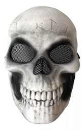 Máscara Halloween Calavera Terror Esqueleto Fiesta Temática Accesorio